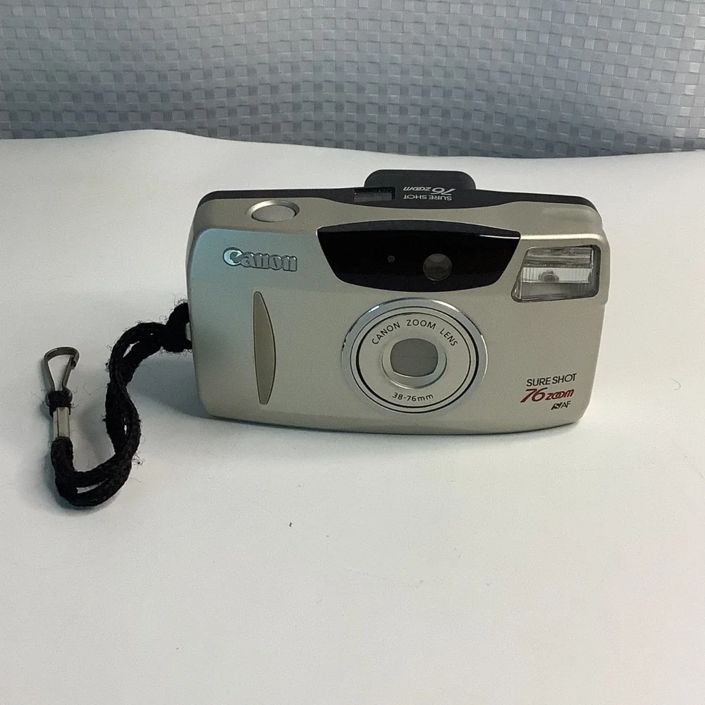 Vintage 1994 Canon Sure Shot 76 Zoom TESTED SAF 38-76 mm Camera